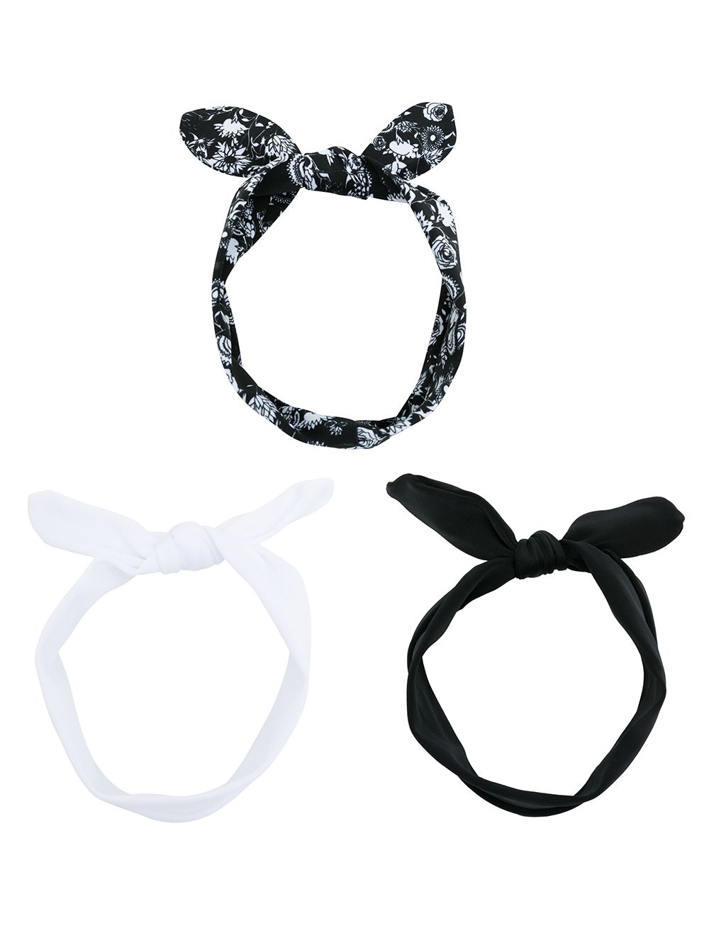 Pack of 3 headbands - Black