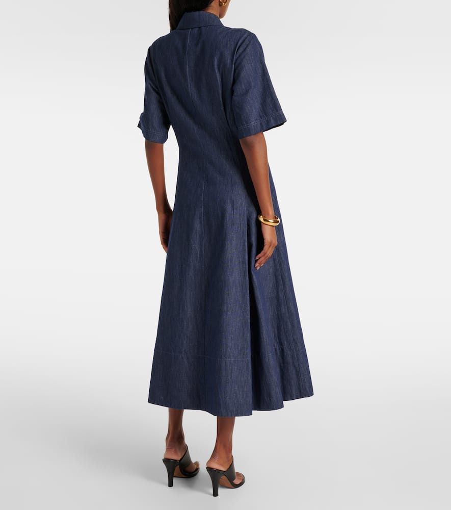 Denim shirt dress