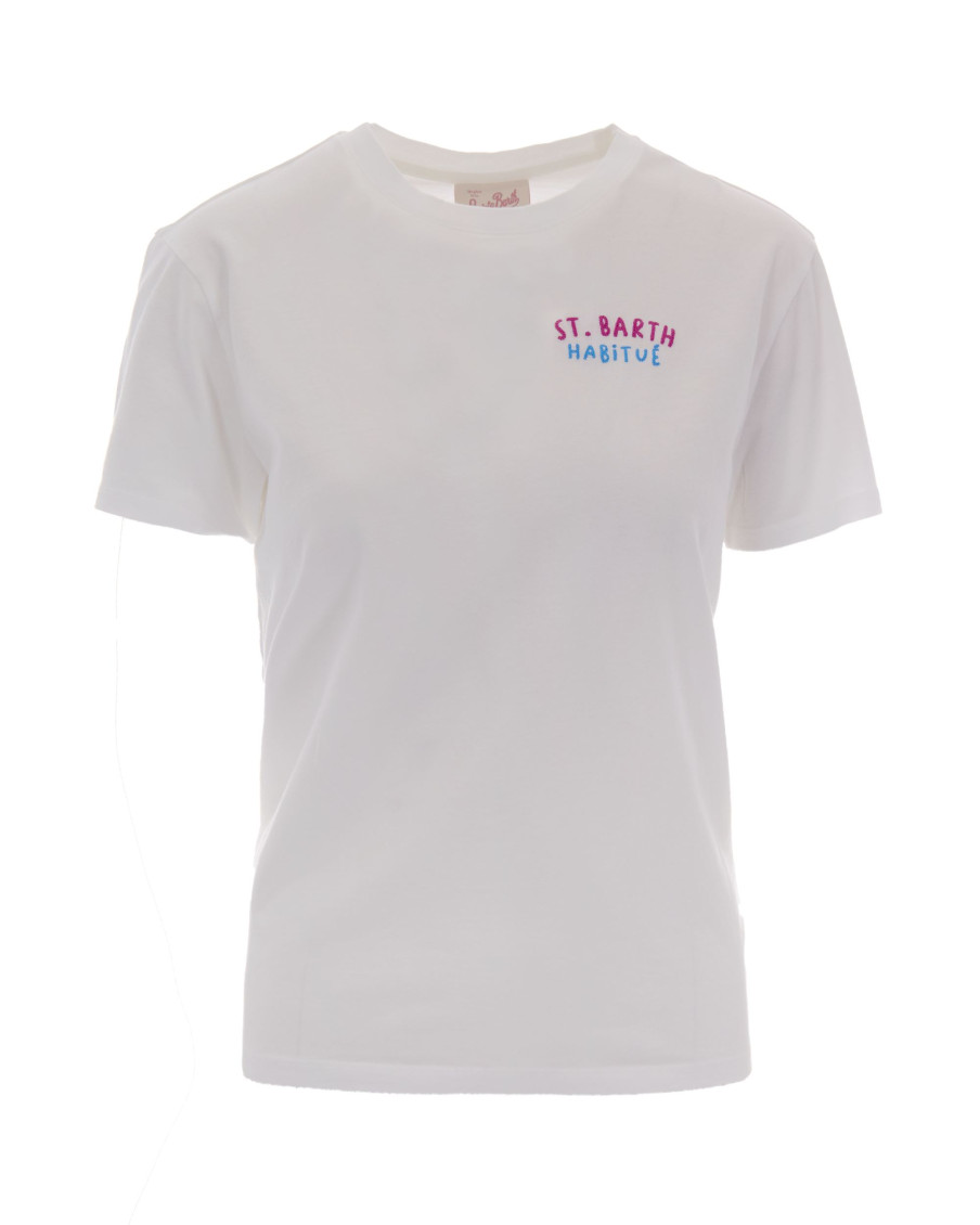 White Graphic Crew Neck T-Shirt