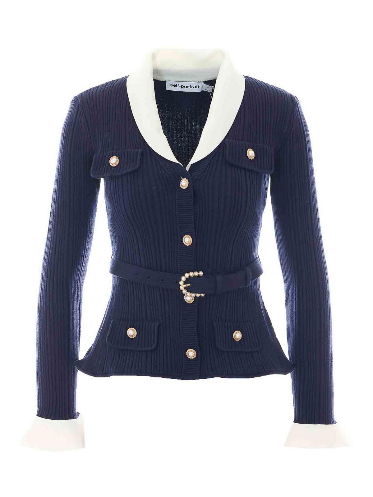 Ribbed knit cardigan