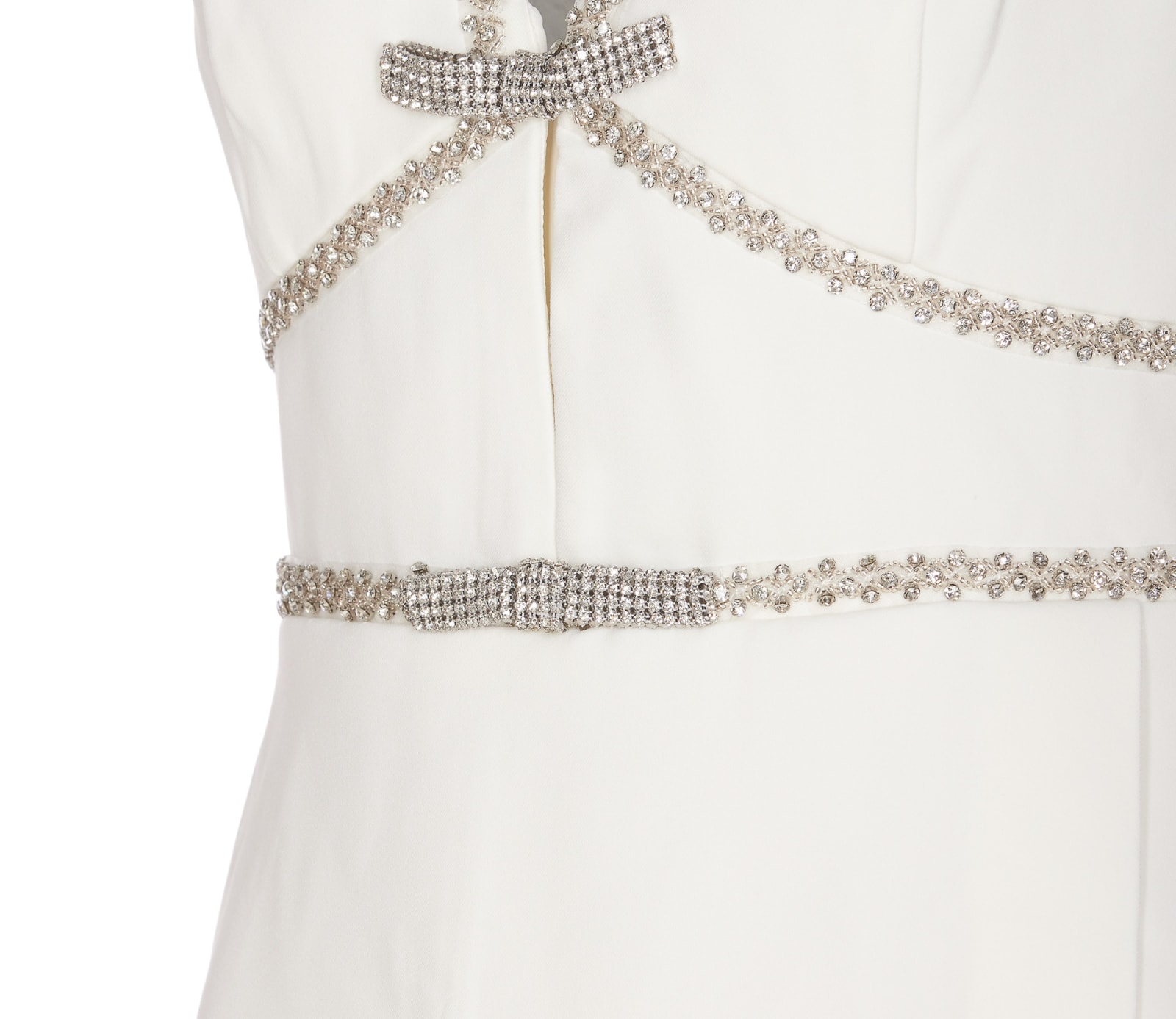Crepe Mini Dress