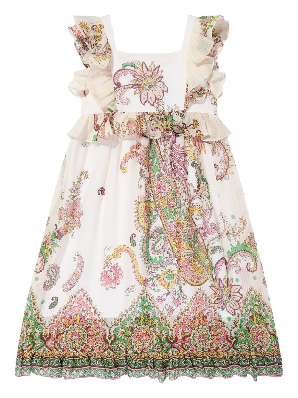 ETRO KIDS floral-print dress - White