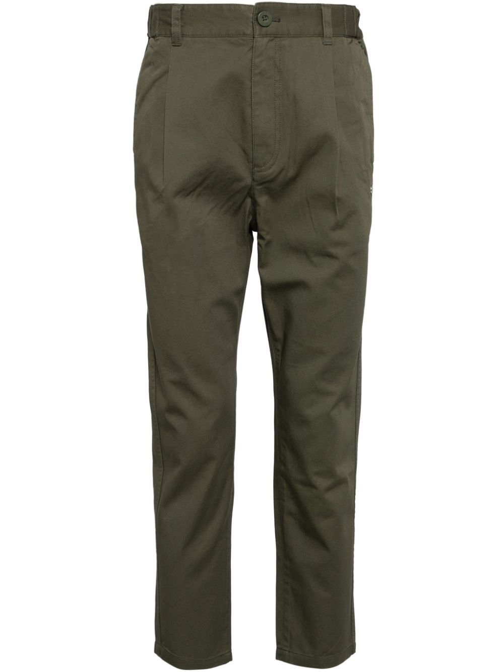 Tapered-fit chino trousers - Green