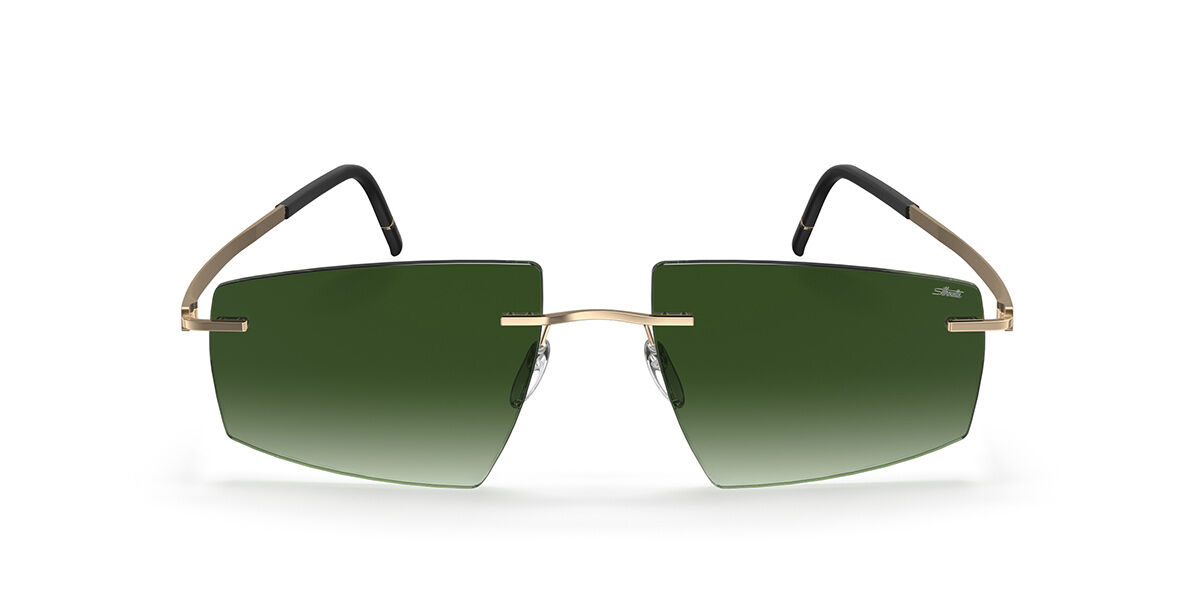 Silhouette Escondido Rimless 8747/75 7520 Men's Sunglasses Gold