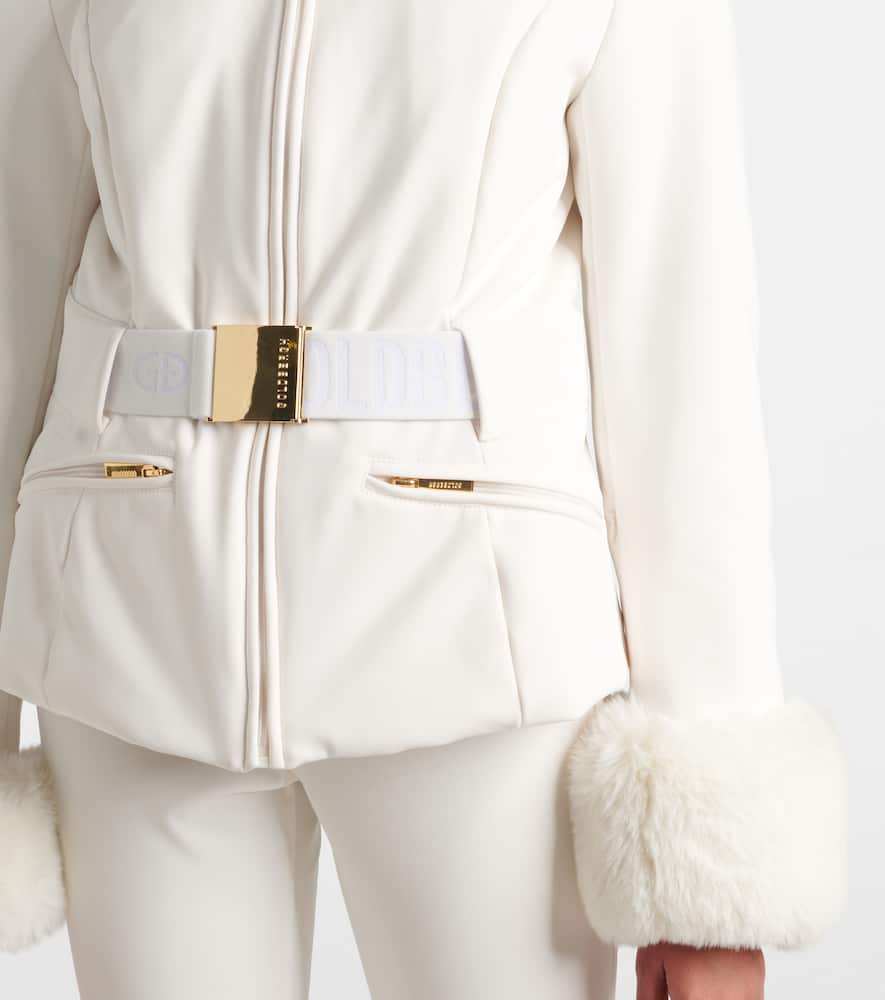 Prezioso faux fur-trimmed down ski jacket