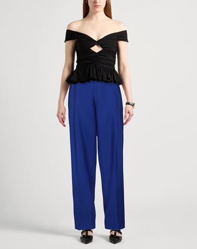 Woman Pants Bright blue Size 6 Virgin Wool