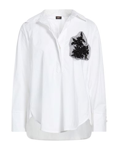 Amber Capsule Woman Top White Size 12 Cotton