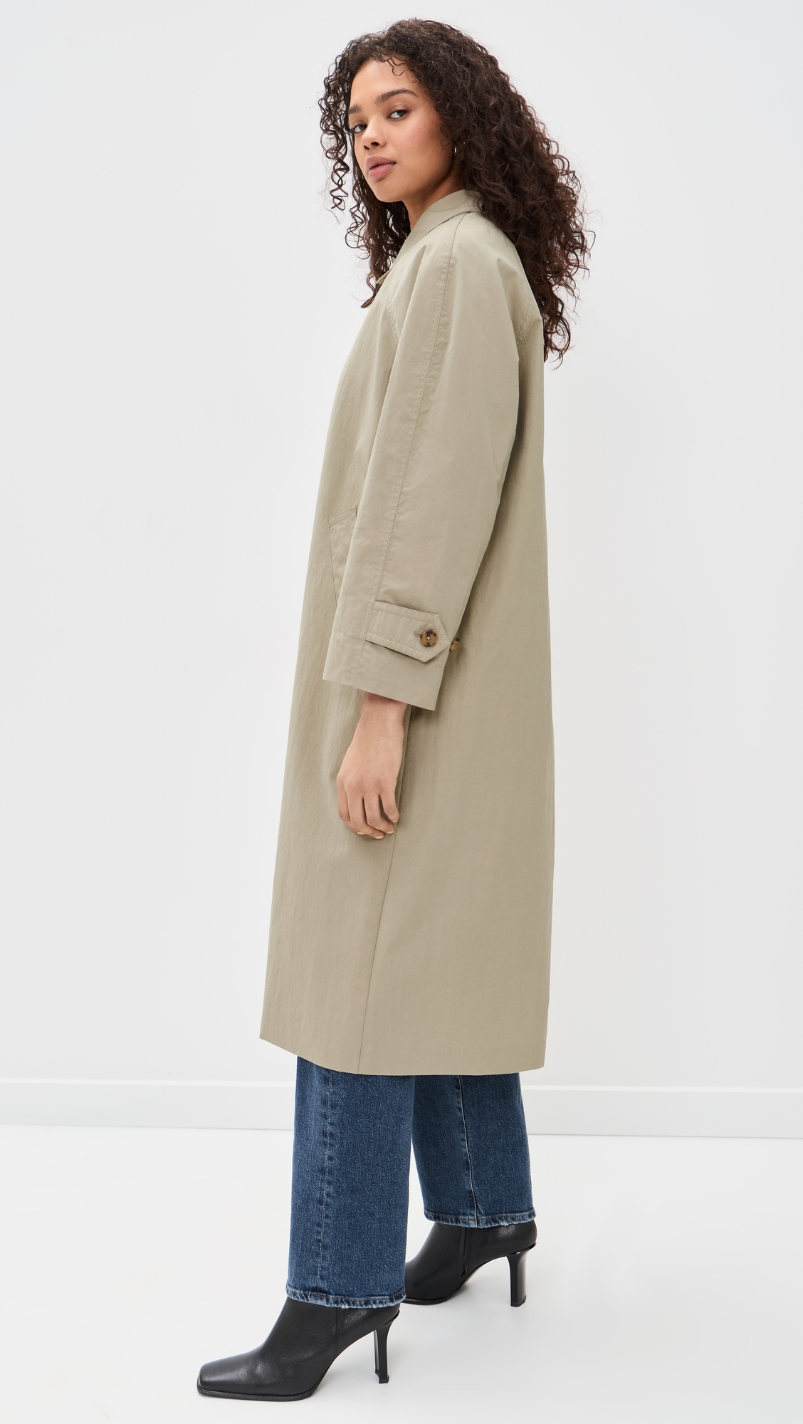 Refined Mac Coat Khaki
