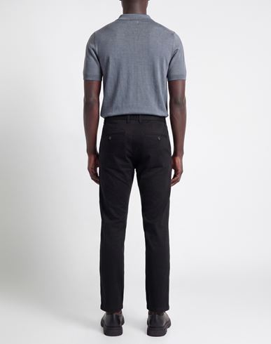 Man Pants Black Size 30 Cotton, Elastane