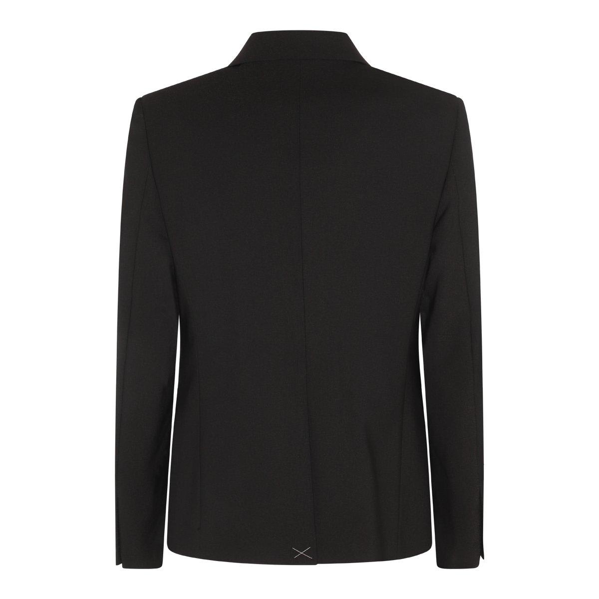 Buckled single-breasted blazer - Black