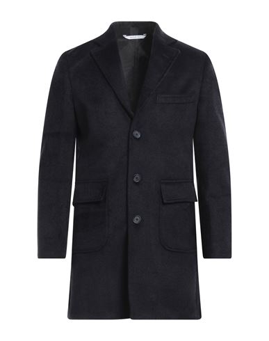 Man Coat Midnight blue Size 38 Polyester, Viscose, Wool