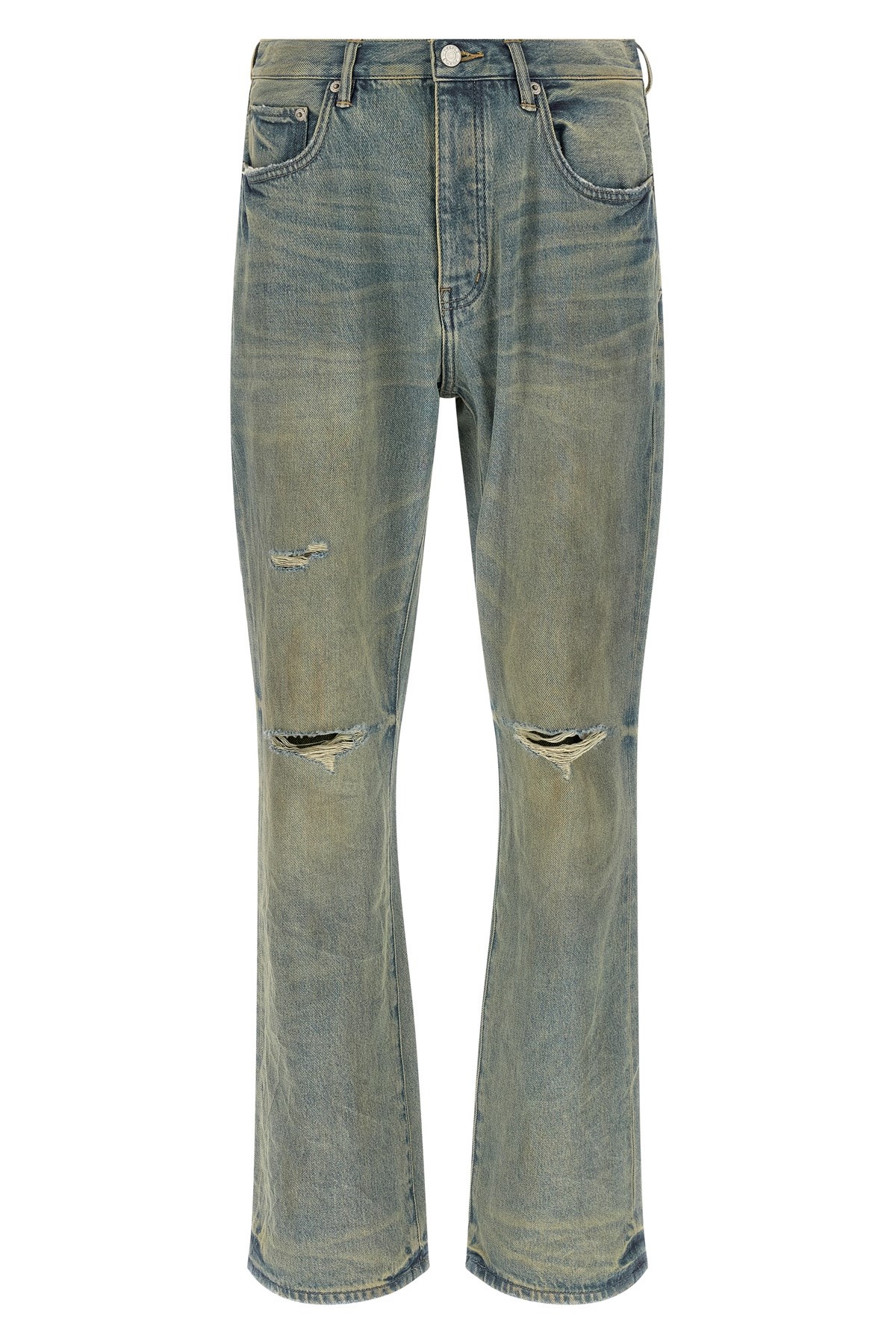 'P026 Dirty Fade Rip Boot' Jeans