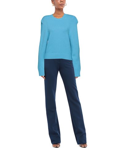Woman Sweater Azure Size L Wool