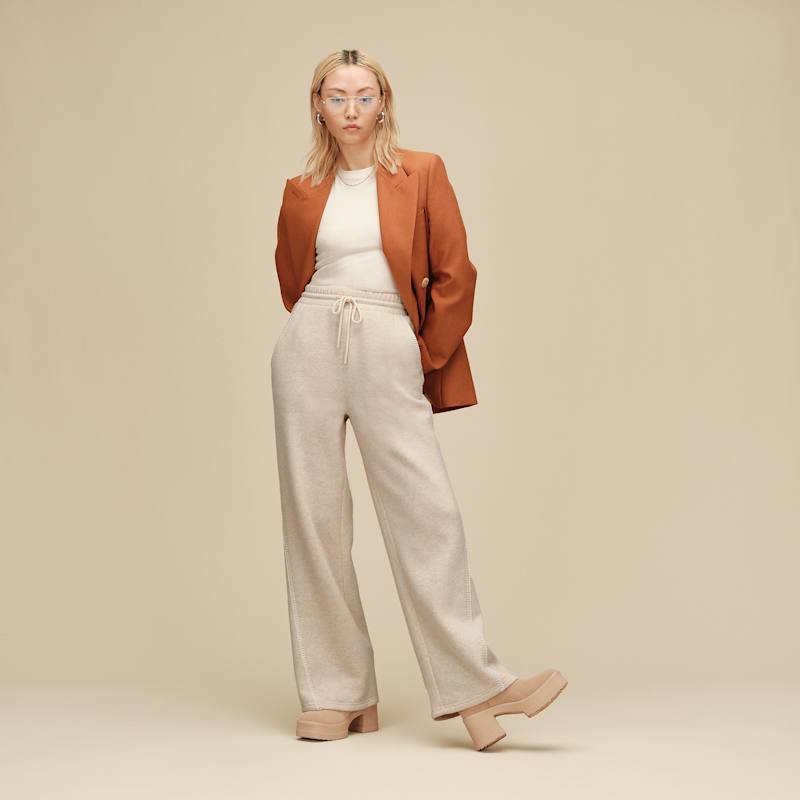 ® Women's Classic Straight-Leg Pant in Sand Heather