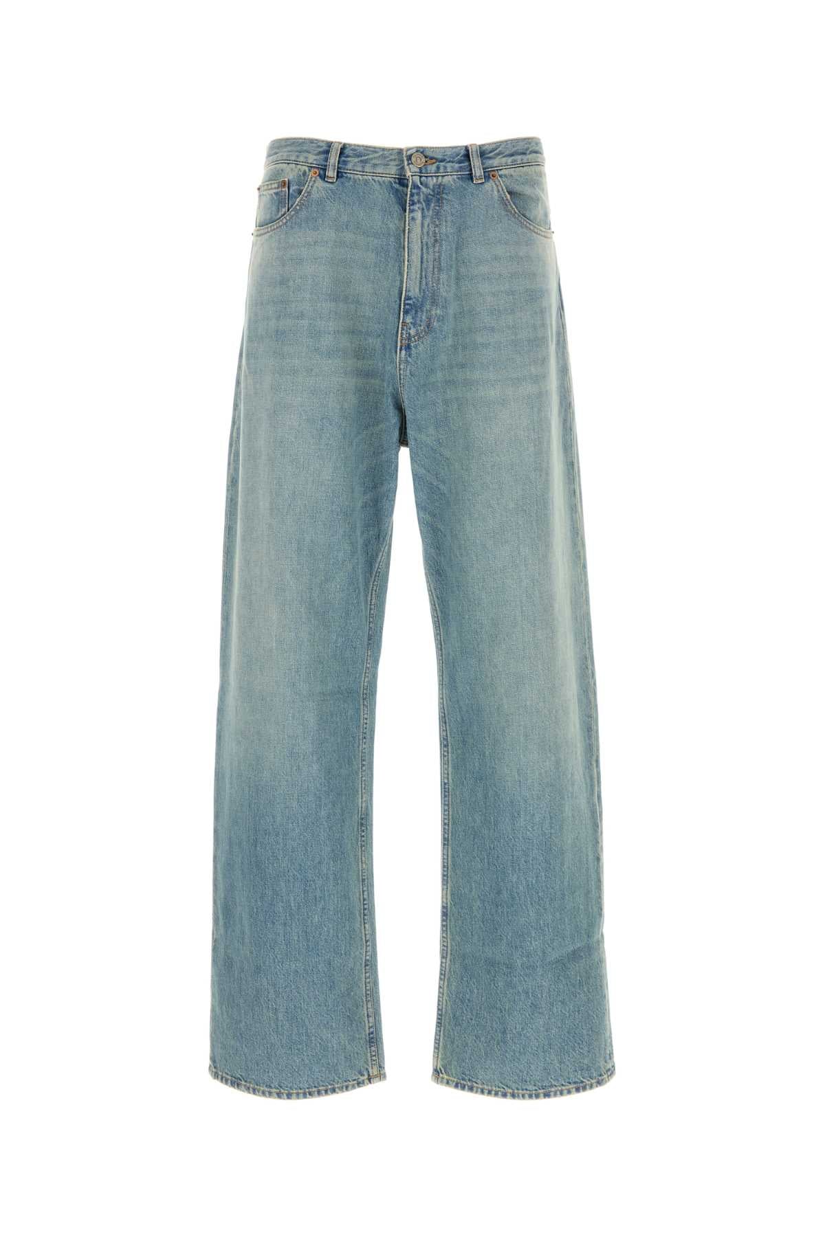 Light-Wash Denim Jeans — Blue