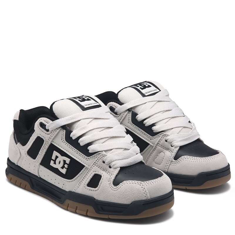 Men's Stag Skate Shoes (Off White/Black/Gum)