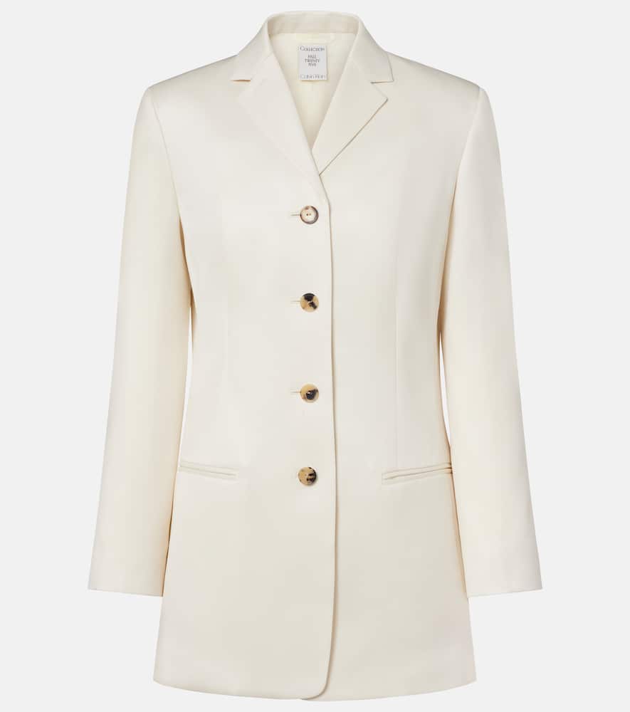 Adrian wool and silk blazer
