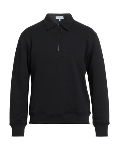 Man Sweatshirt Black Size XS Cotton
