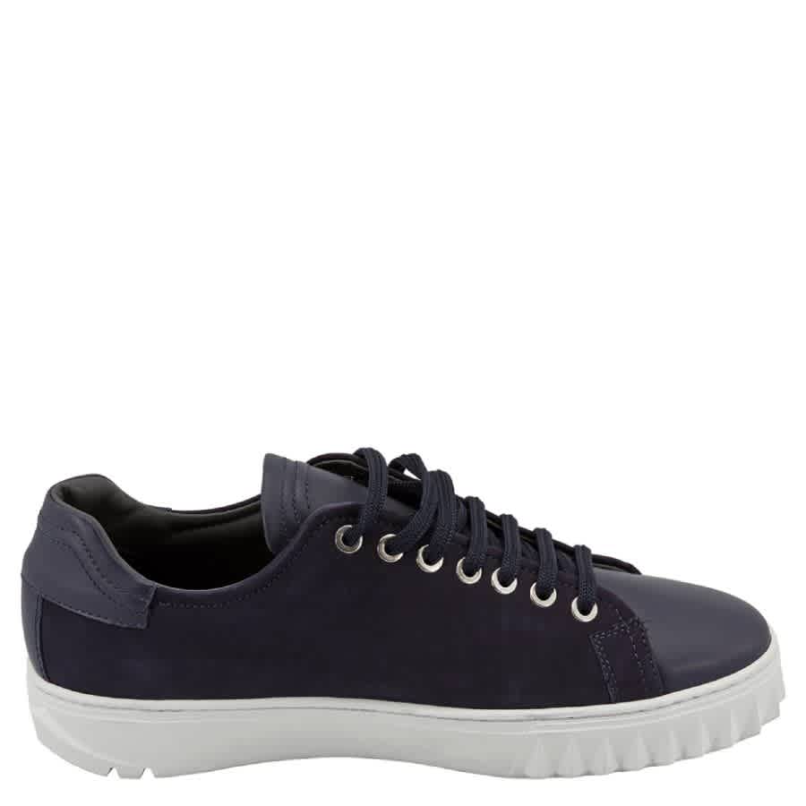 Men's Cube Suede & Leather Low-top Sneakers