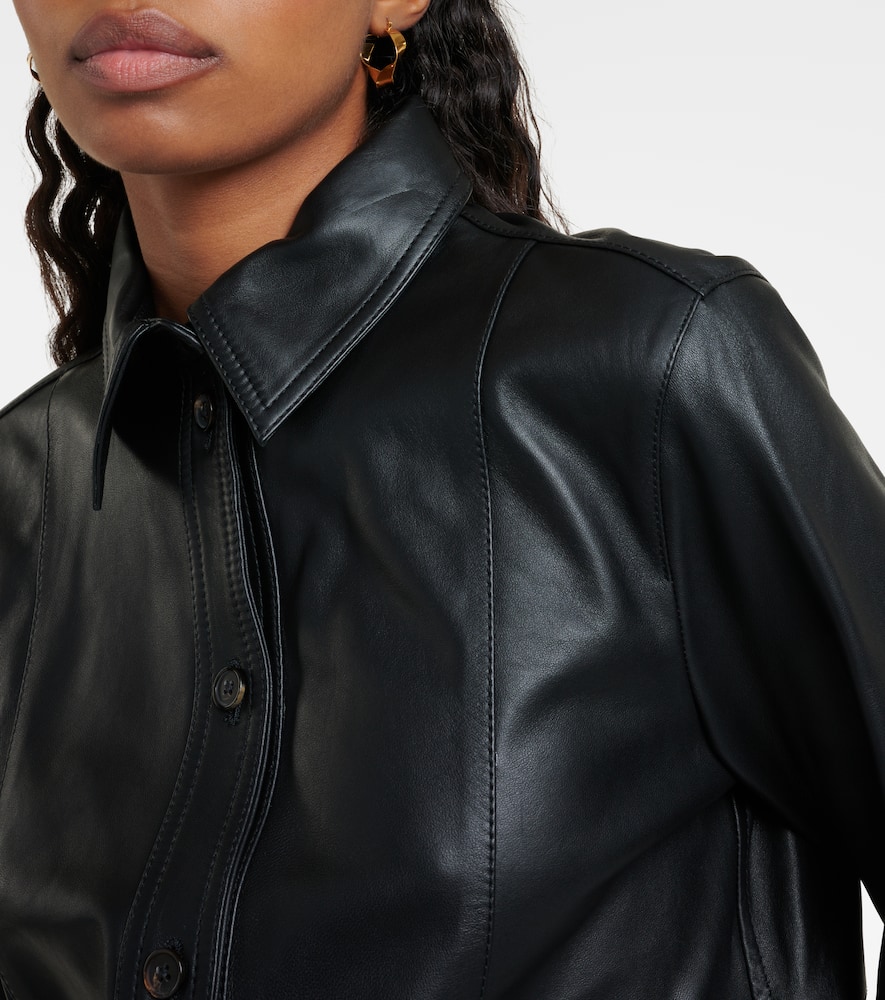 Toteme Leather overshirt