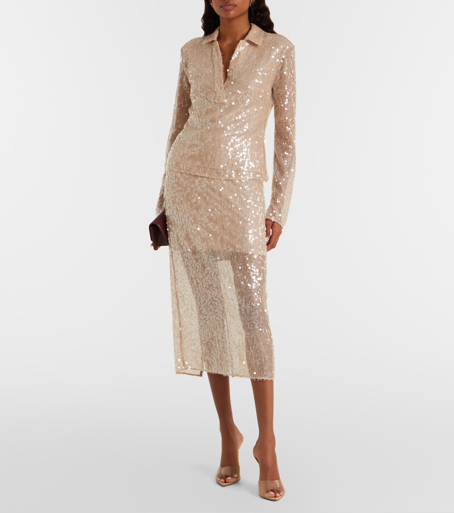 Meryl sequined blouse