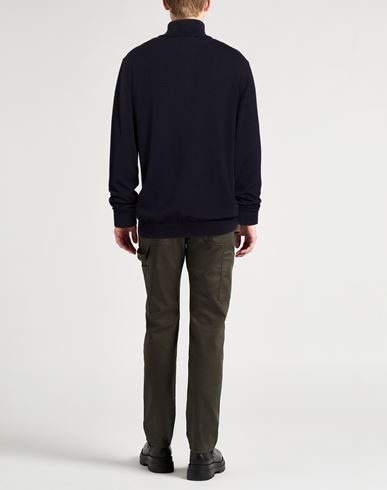 Man Sweater Navy Size L Merino Wool