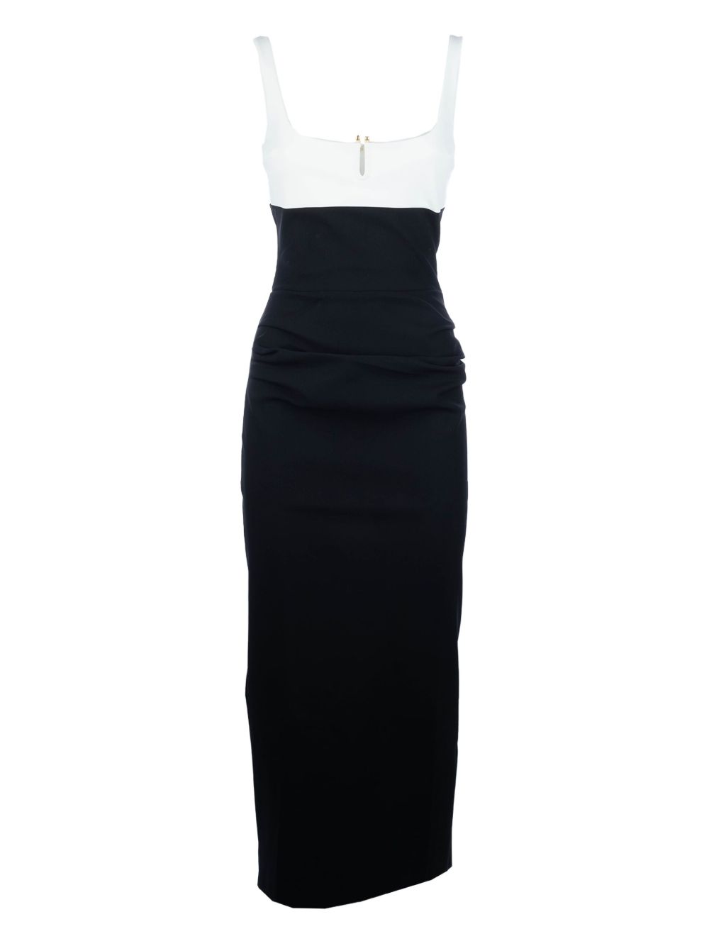 CHIARA BONI La Petite Robe colour-block midi dress - Black