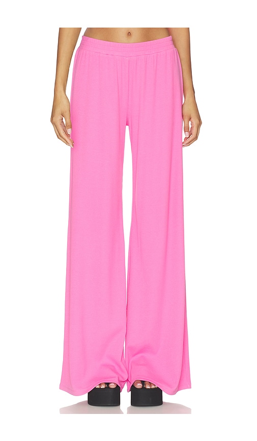 LNA Base Rib Pant in Pink. S. Also in XS, M