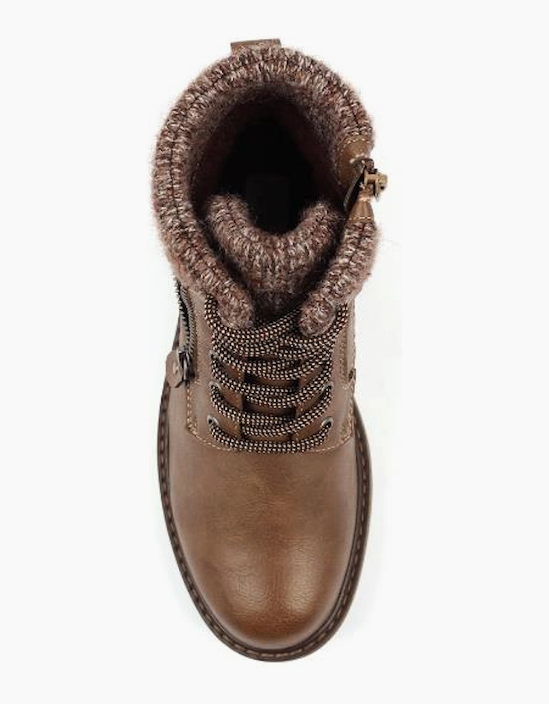 Women's Lunar Benson III Taupe Waterproof Ankle Boot GLB090 - Brown