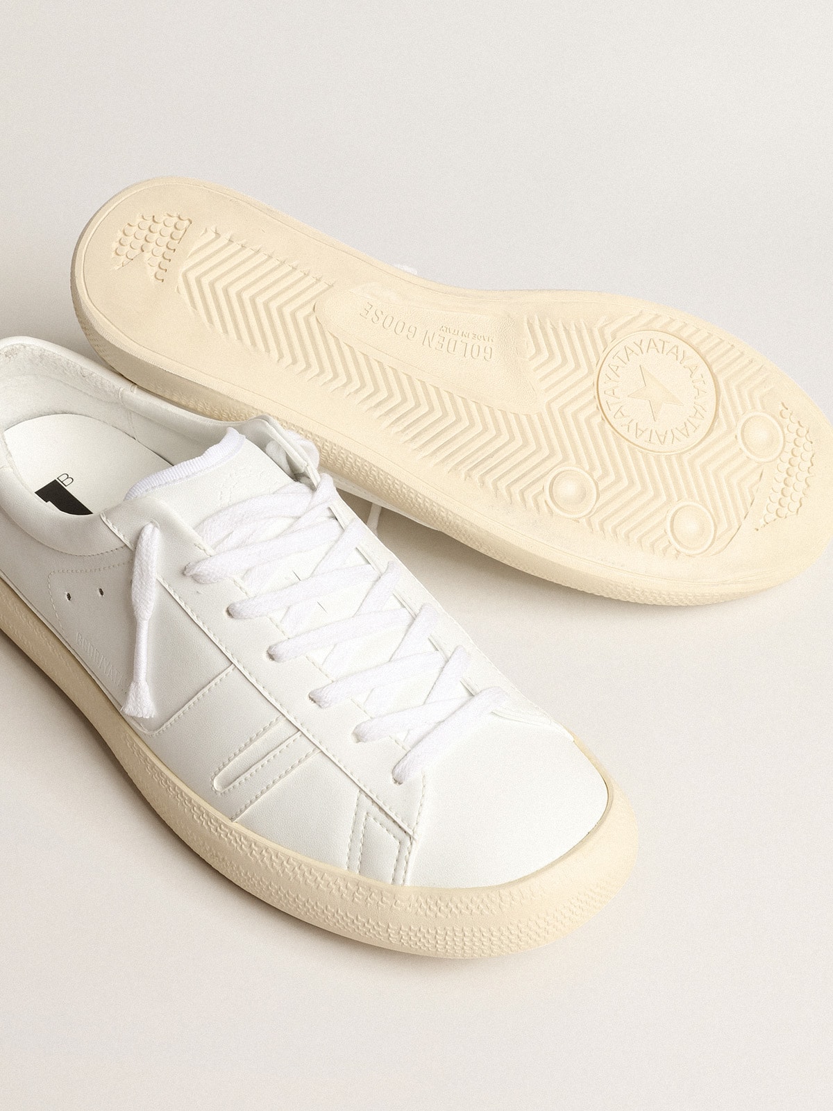 Golden Goose - Yatay Model 1b Sustainable Sneakers With White Bio-based Upper And White Y