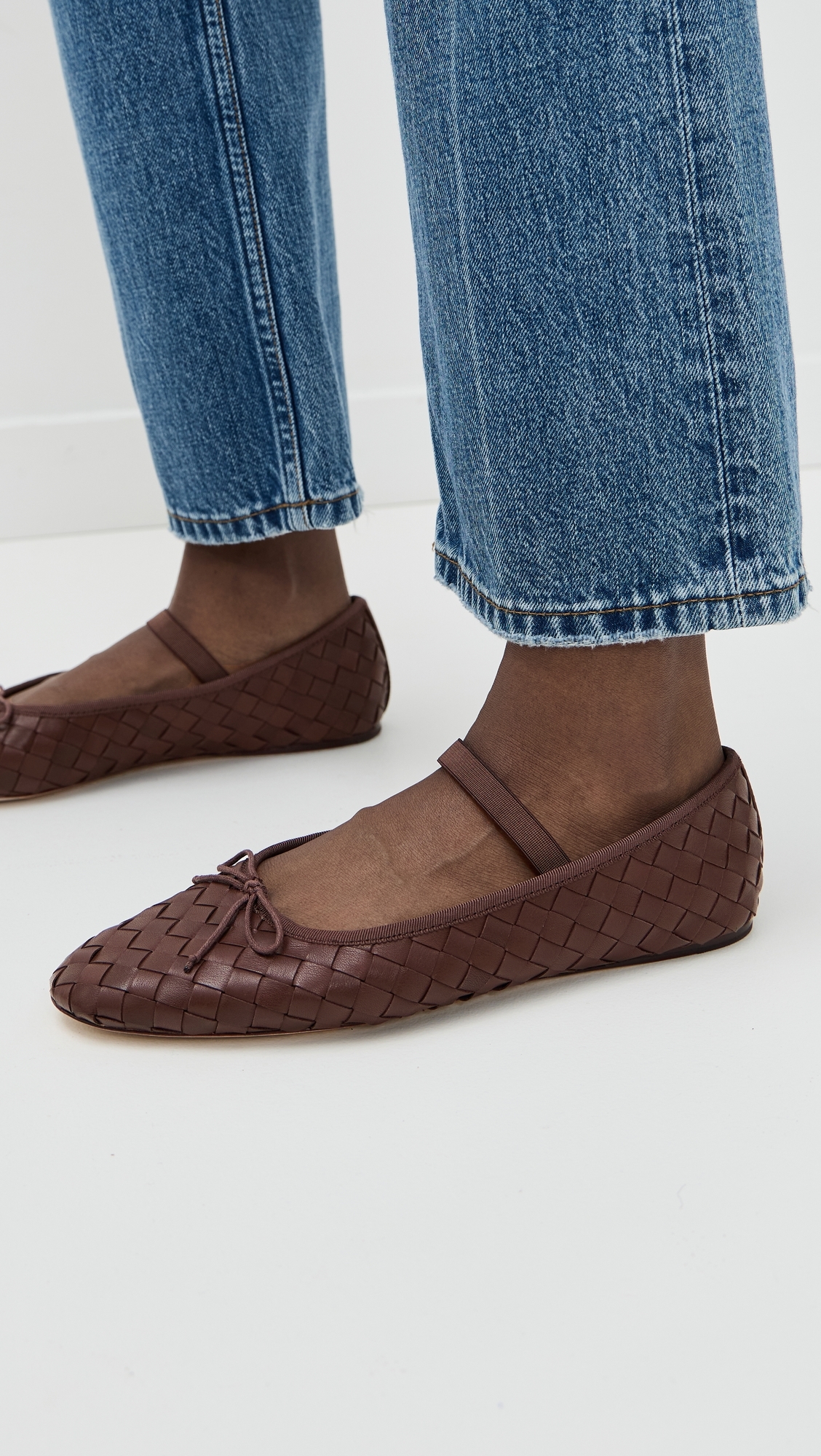 Loeffler Randall Leonie Soft Ballet Flats Espresso