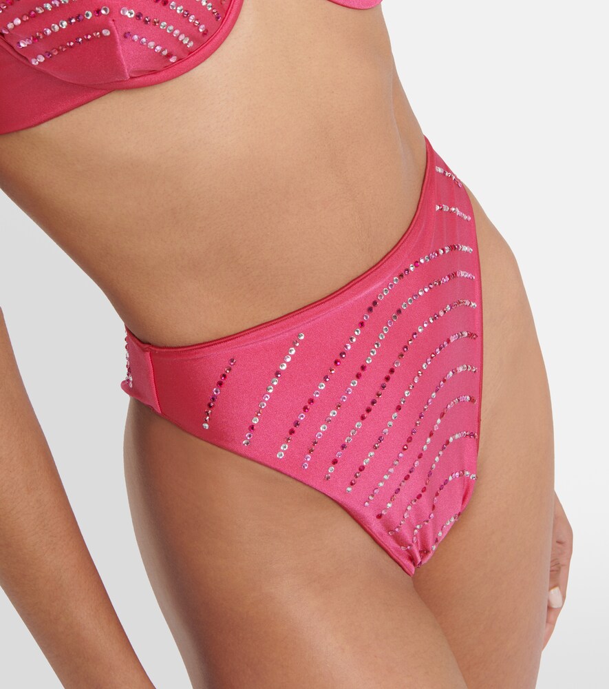 Gem embellished bikini set