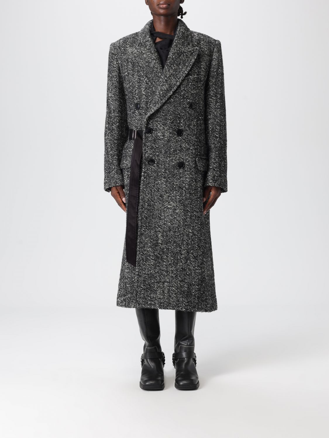 Coat Woman color Grey
