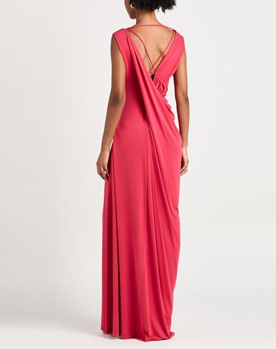 Woman Maxi dress Red Size 8 Viscose, Elastane