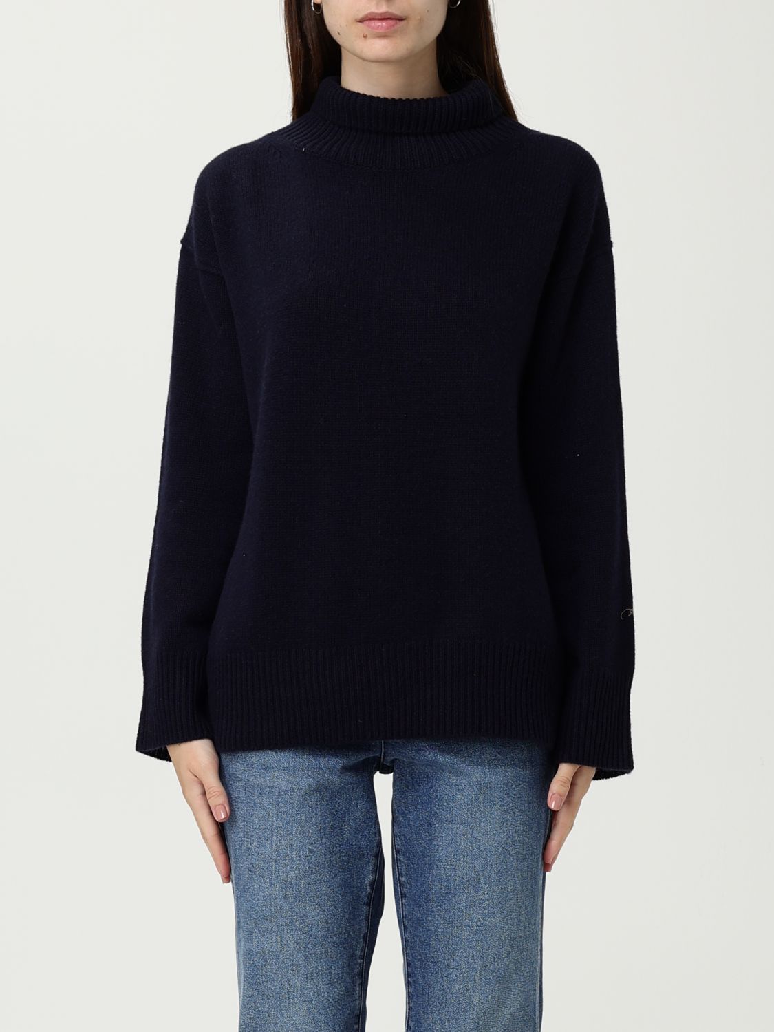Soft Goat cashmere sweater - Blue