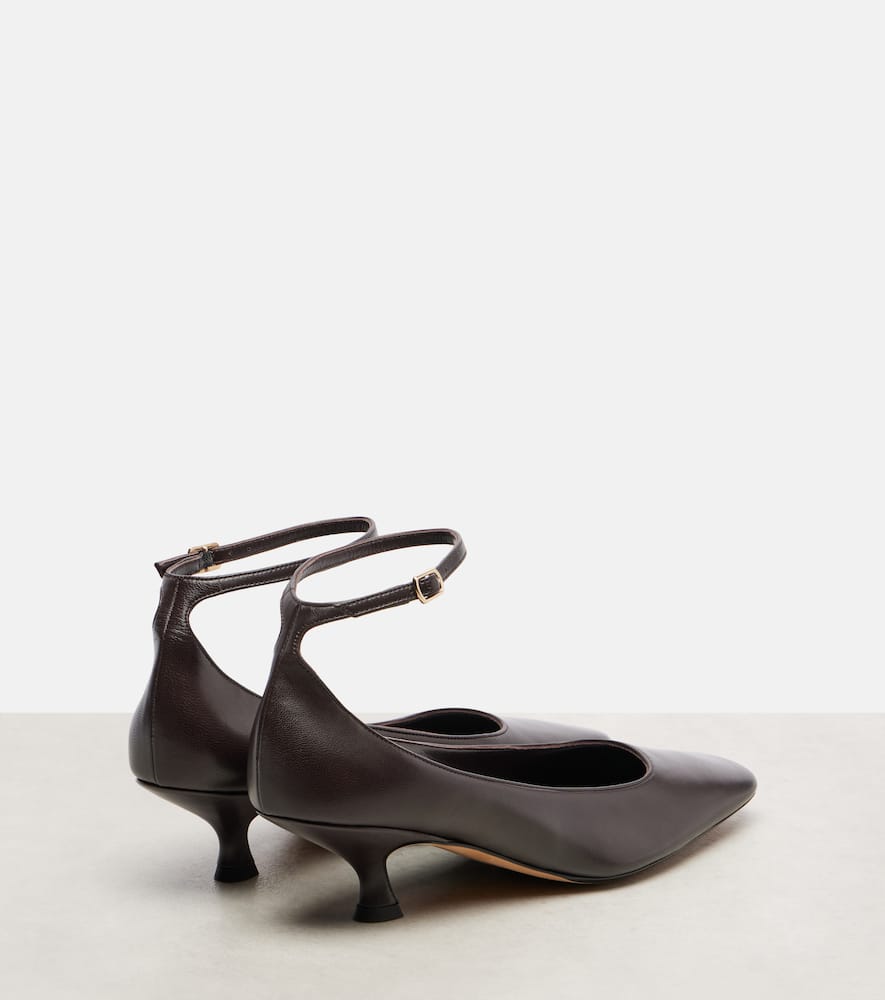 Anna leather pumps