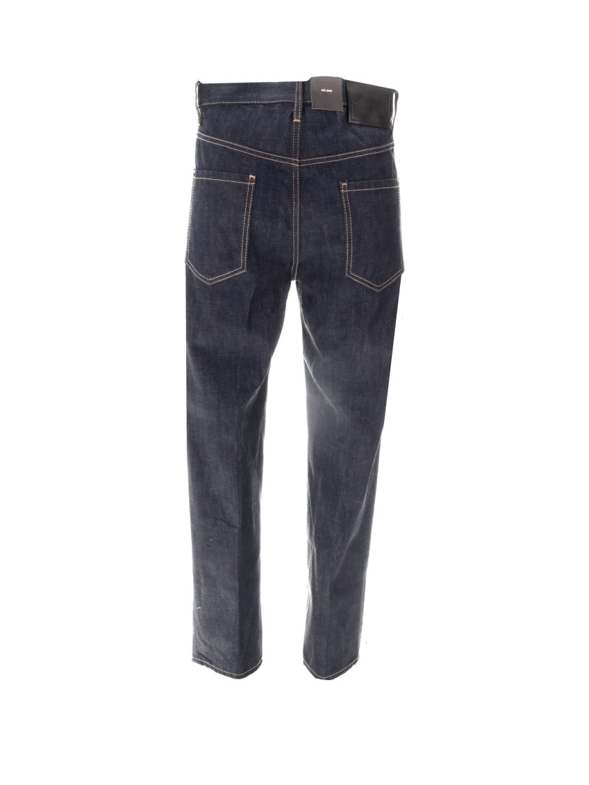Dsquared2 - five pocket trousers contrast stitching belt loop