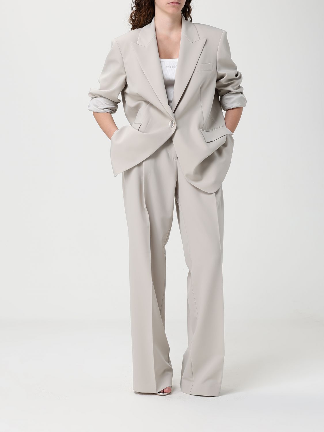 Pants Woman color Grey