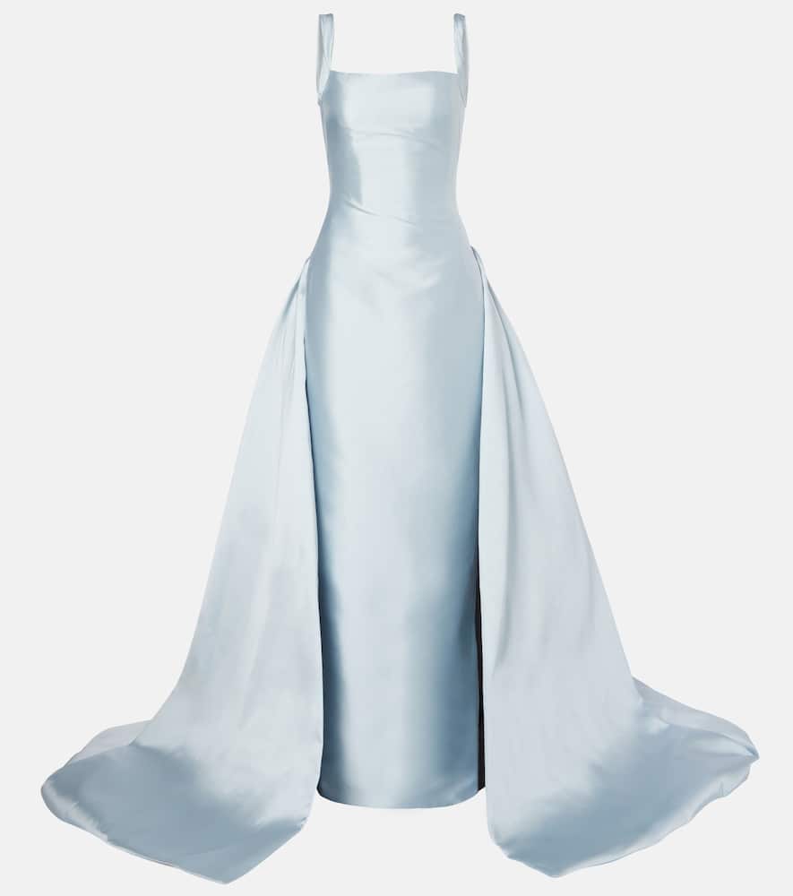 Satin gown