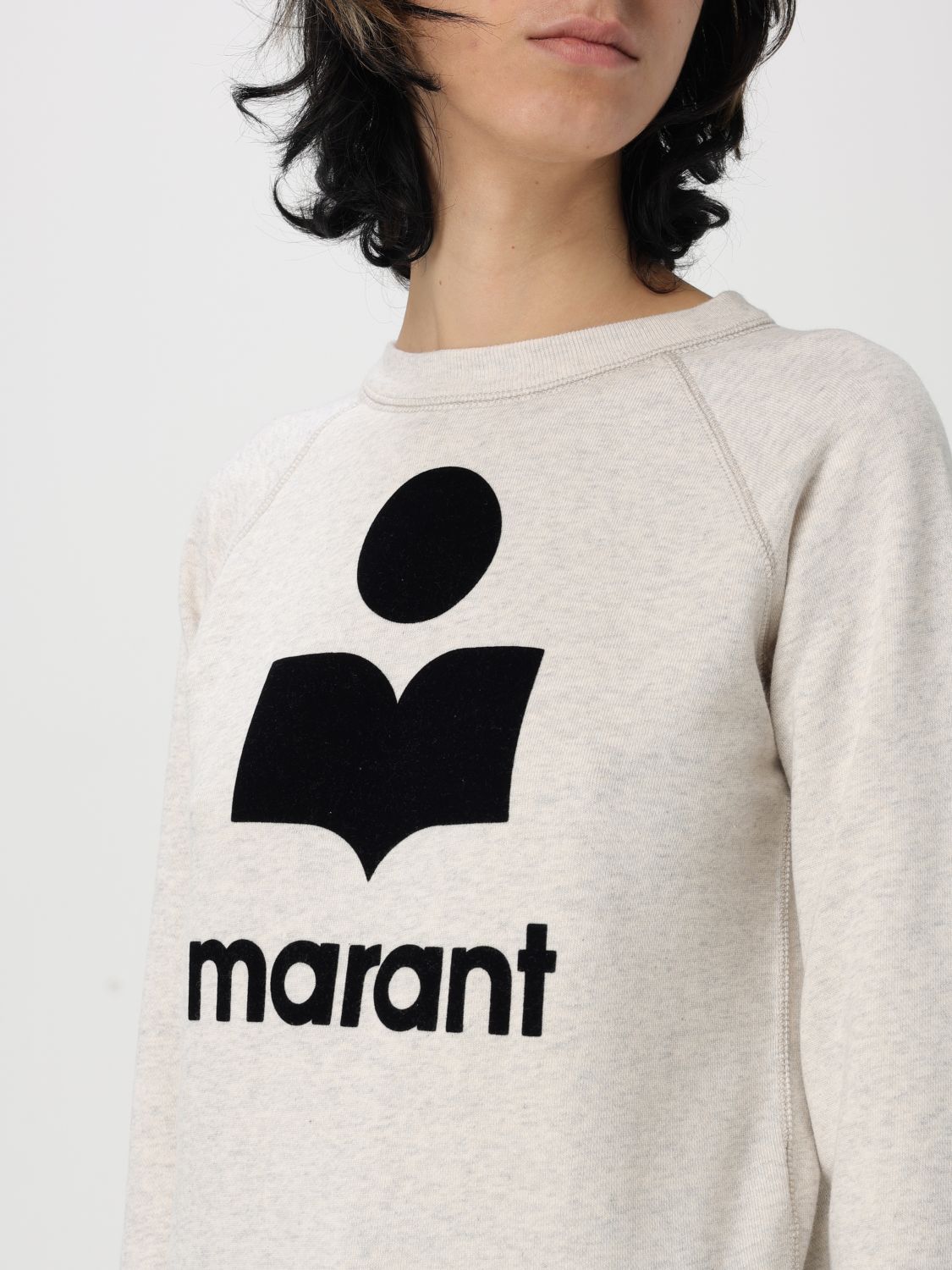 Sweatshirt Woman color Ecru