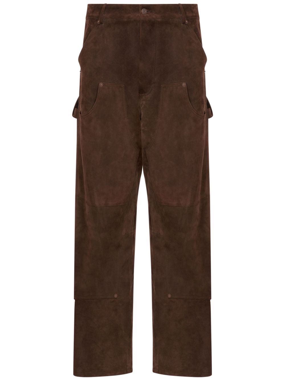 Suede trousers - Brown