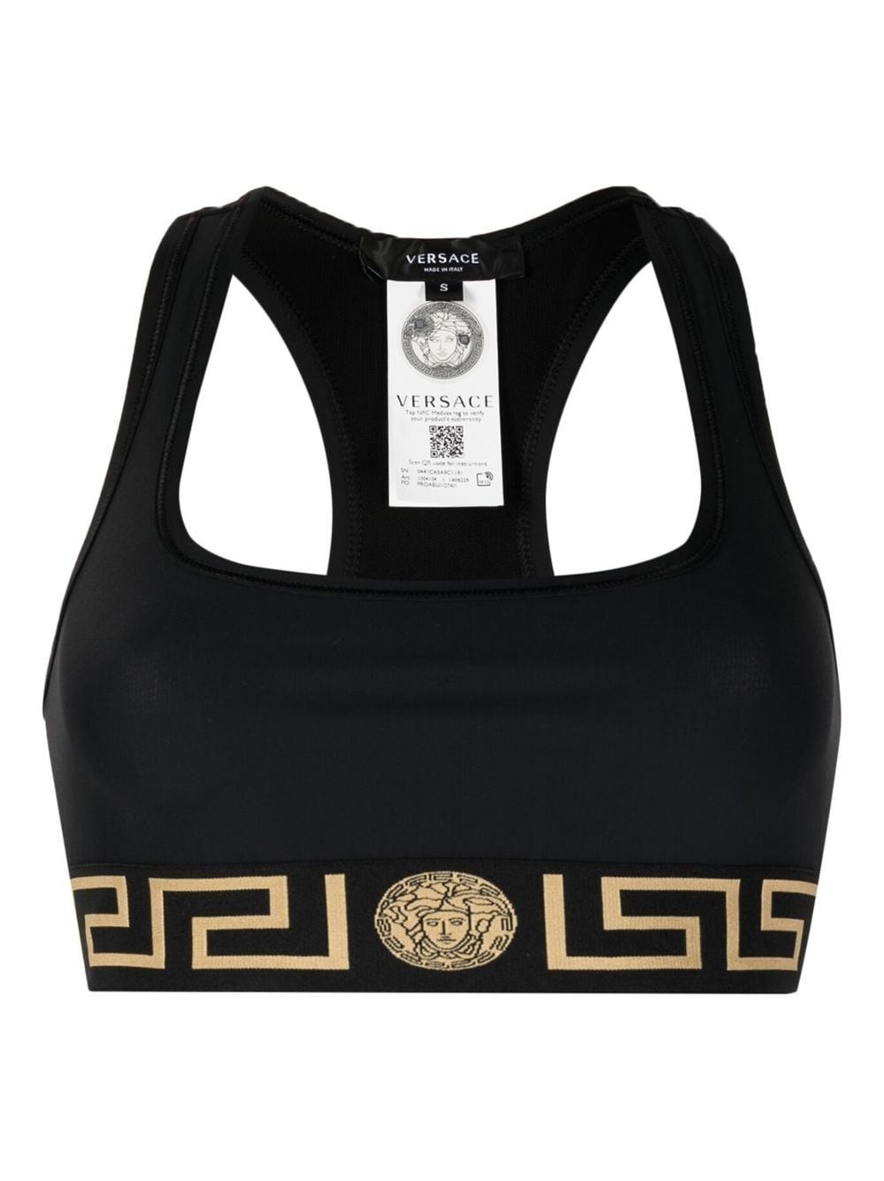Greca Border Racerback Bra