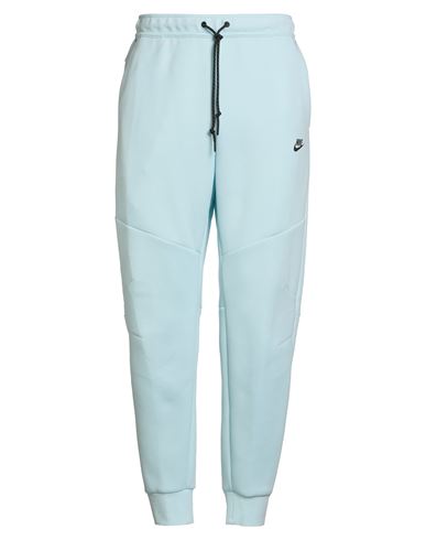 Man Pants Sky blue Size XL Cotton, Polyester