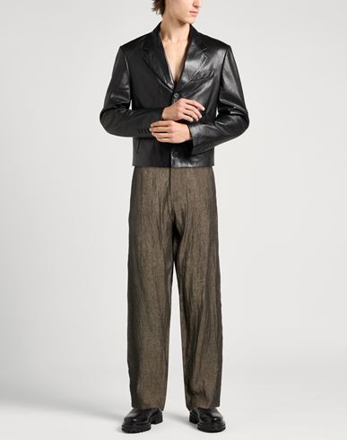 Man Pants Brown Size 34 Linen