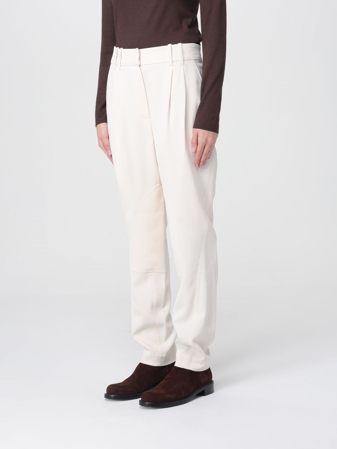 Pants Woman color Yellow Cream