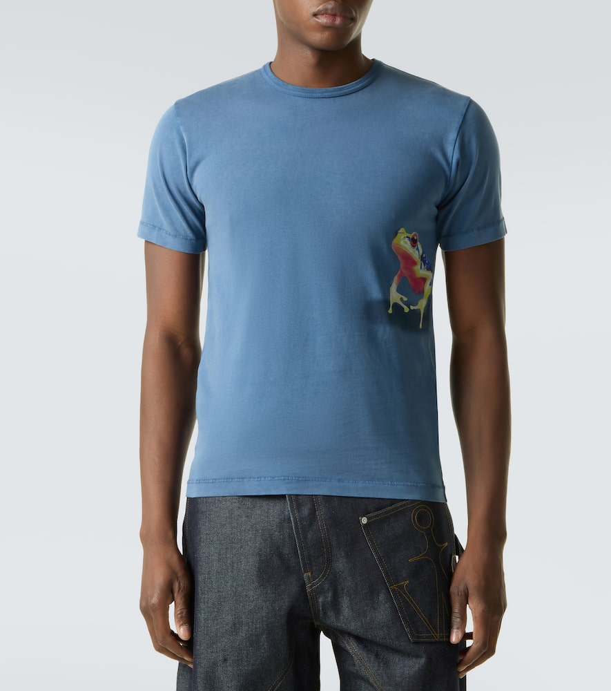 Printed cotton jersey T-shirt