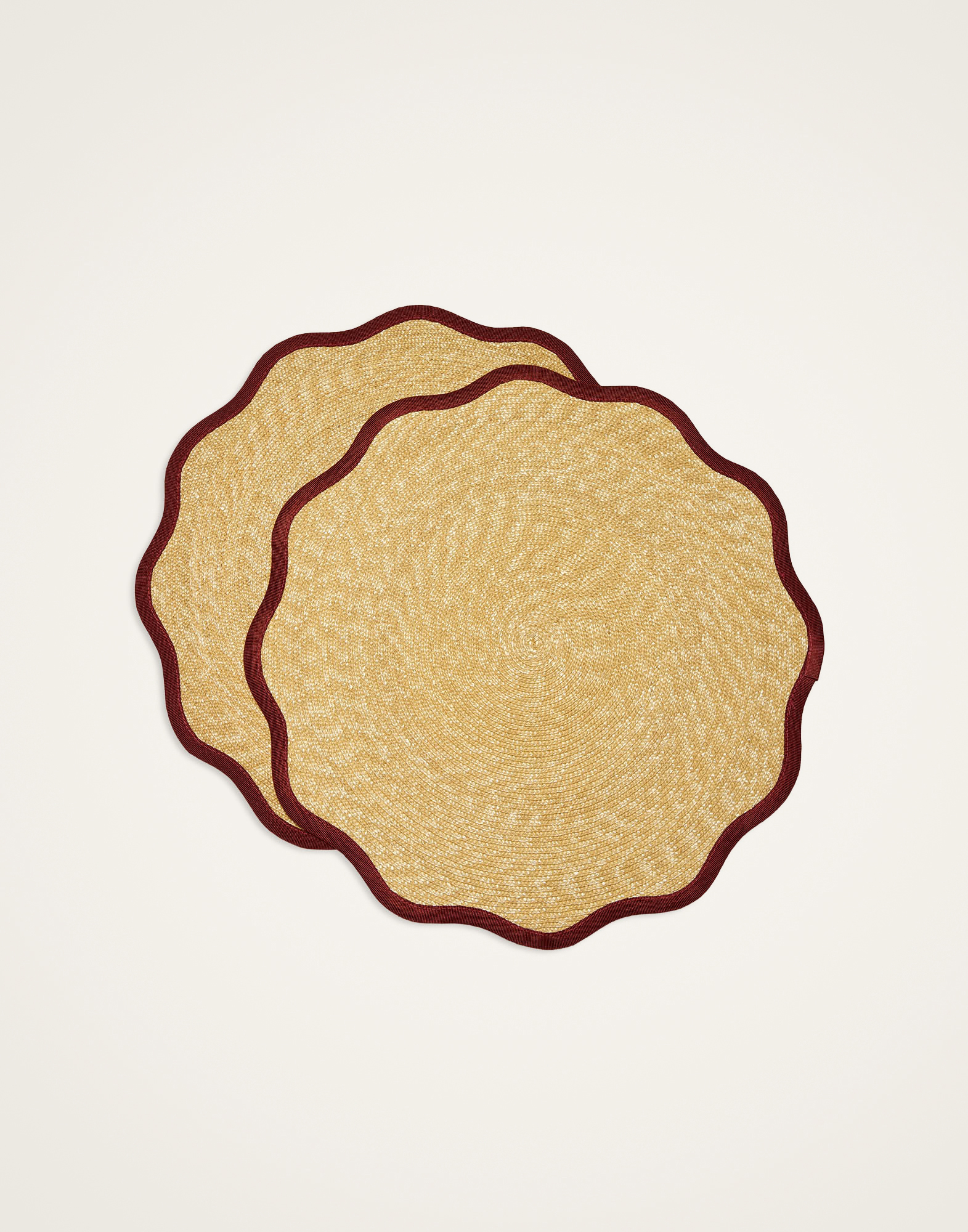 Straw Cloud Placemats Set Of 2