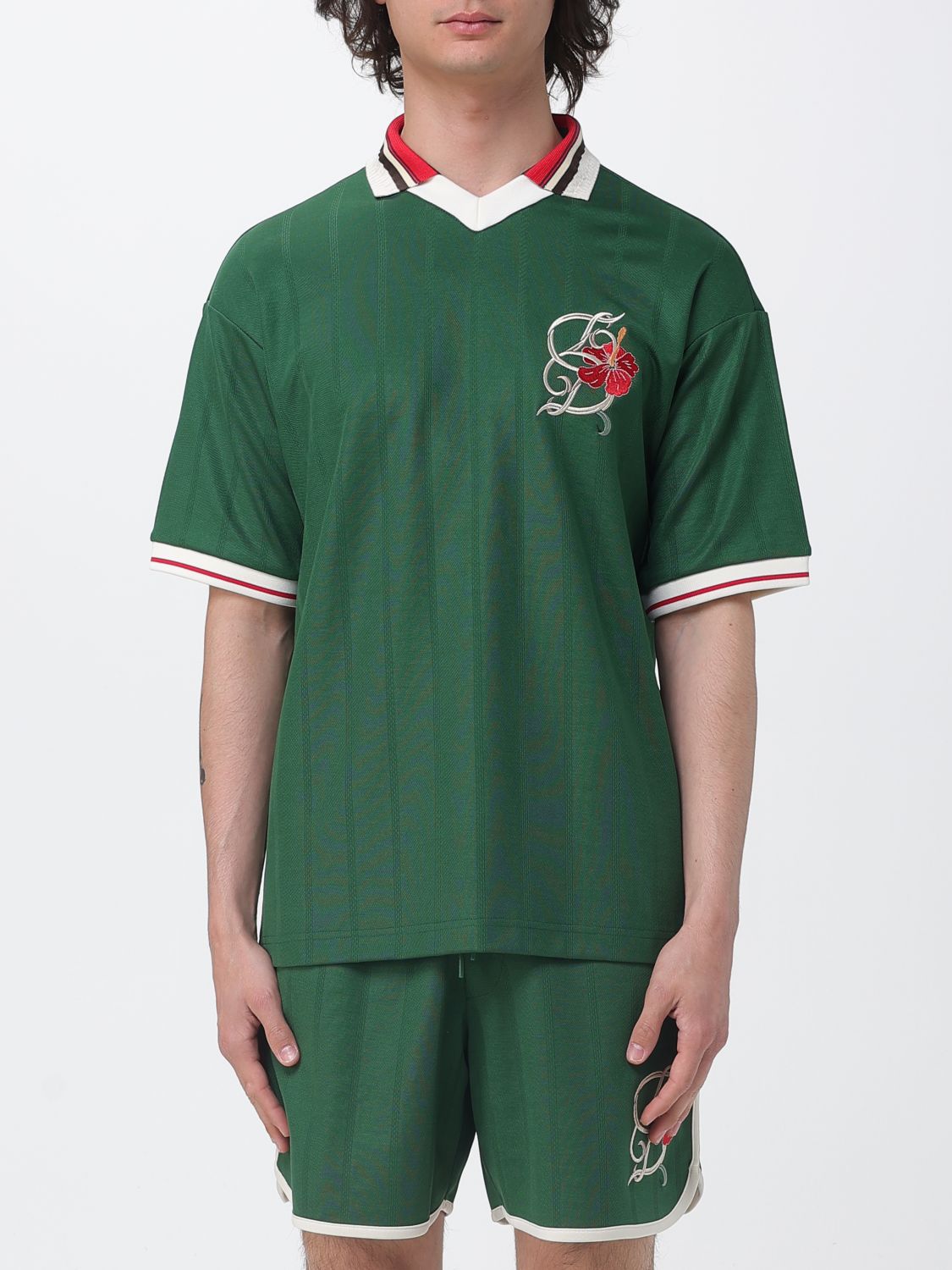 Polo Shirt DRÔLE DE MONSIEUR Men color Forest Green
