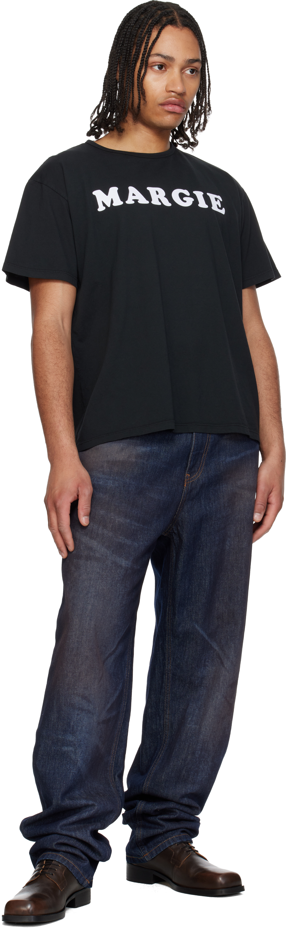Navy Faded Jeans