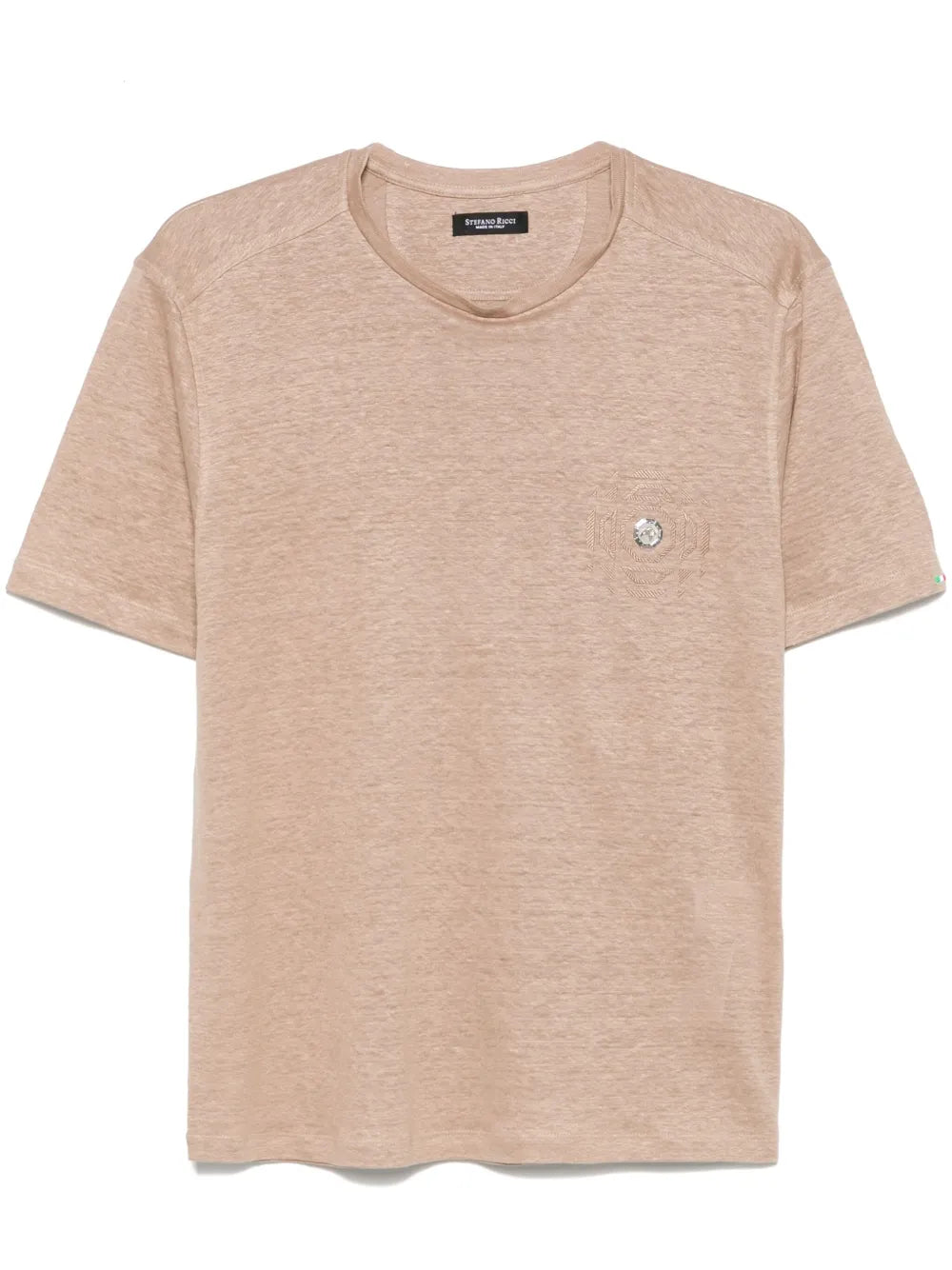 Linen T-Shirt — Beige